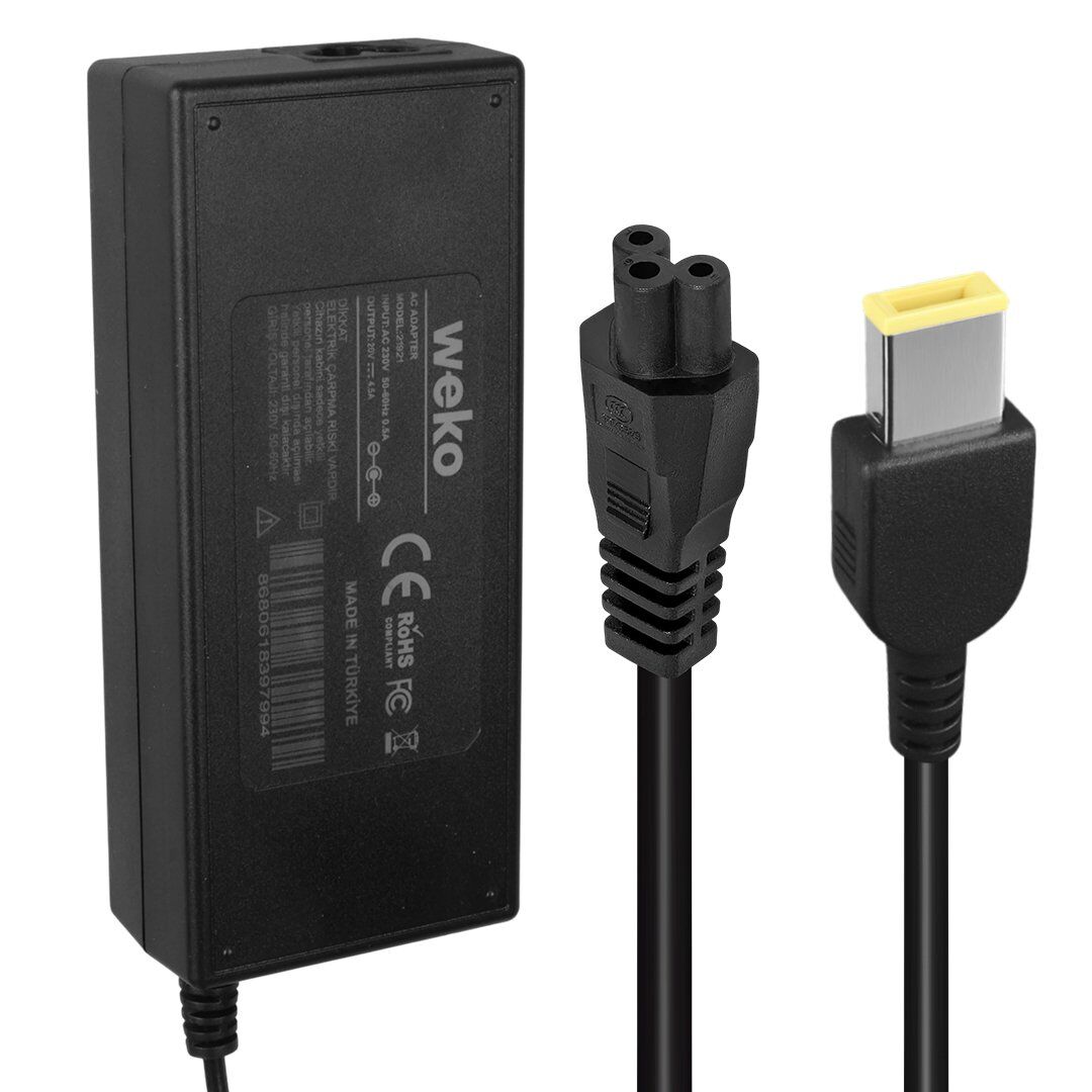 Weko 20 Volt 4.5 Amper 90 Watt Usb Tip Uçlu Notebook Adaptör