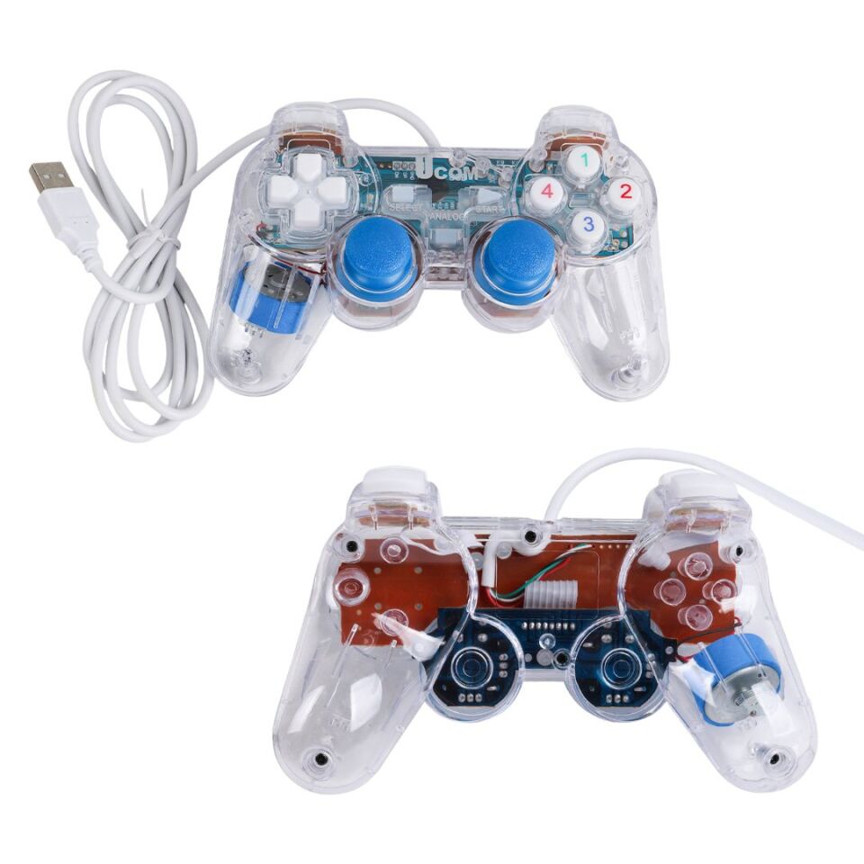 Powermaster UCOM-704 Kablolu Double Shock Joypad Oyun Kolu