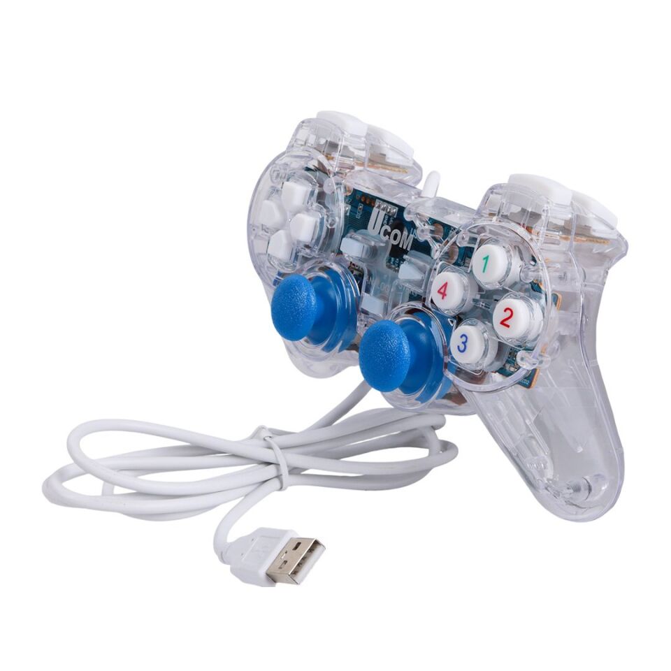 Powermaster UCOM-704 Kablolu Double Shock Joypad Oyun Kolu