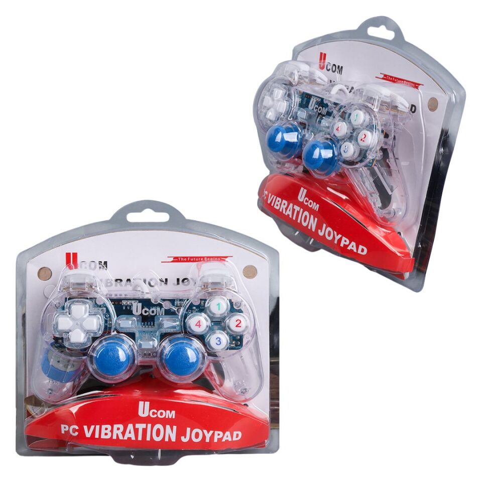 Powermaster UCOM-704 Kablolu Double Shock Joypad Oyun Kolu