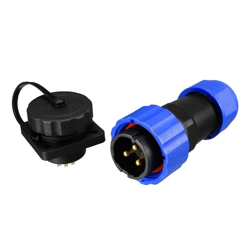 Powermaster SD28 Su Geçirmez 3 Pin 28 Mm Dörtgen Konnektör
