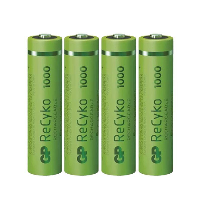Gp Recyko 950 mAh AAA 4'lü Şarjlı İnce Kalem Pil