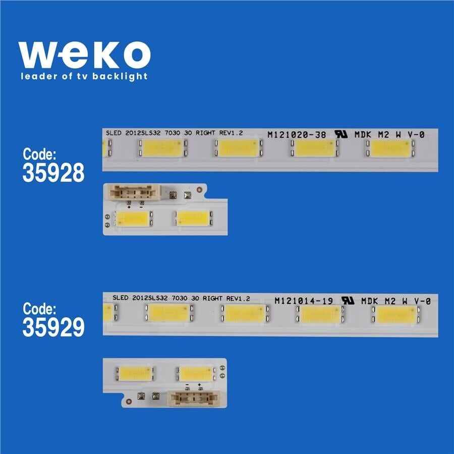 Wkset-6173 35928X1 35929X1 Sled 2012Sls32 7030  30 Left/Rıght Rev1.2 2 Adet Led Bar (30Led)