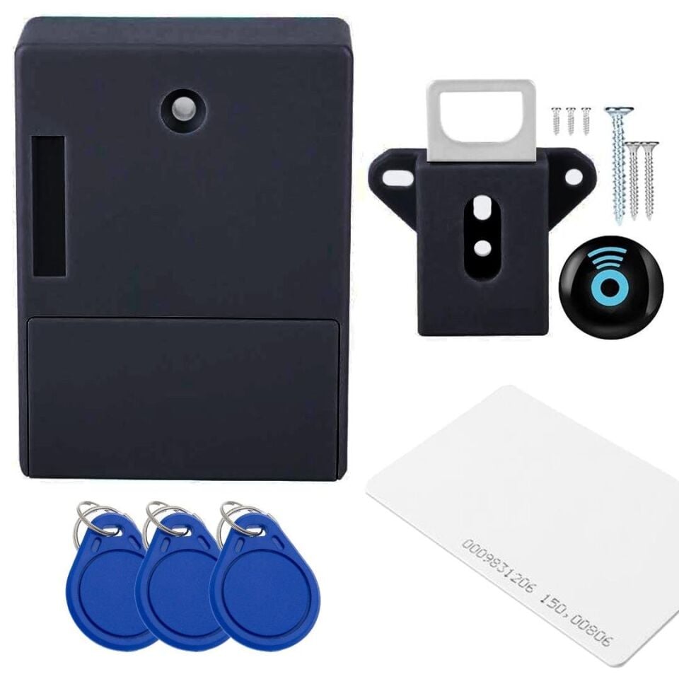 Powermaster Gizli Çekmece Dolap RFID Kapı Güvenlik Kilidi