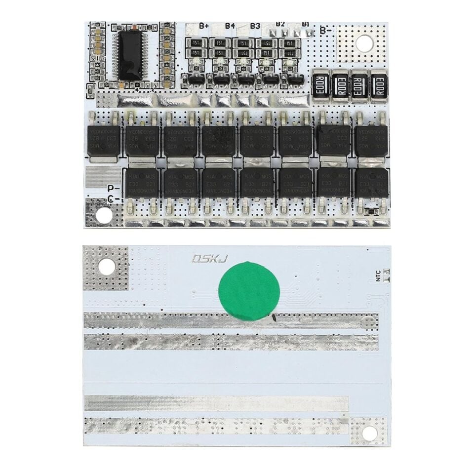 Weko WK-6776 5S 12V 100A BMS Devresi Lityum Batarya Şarj Modülü