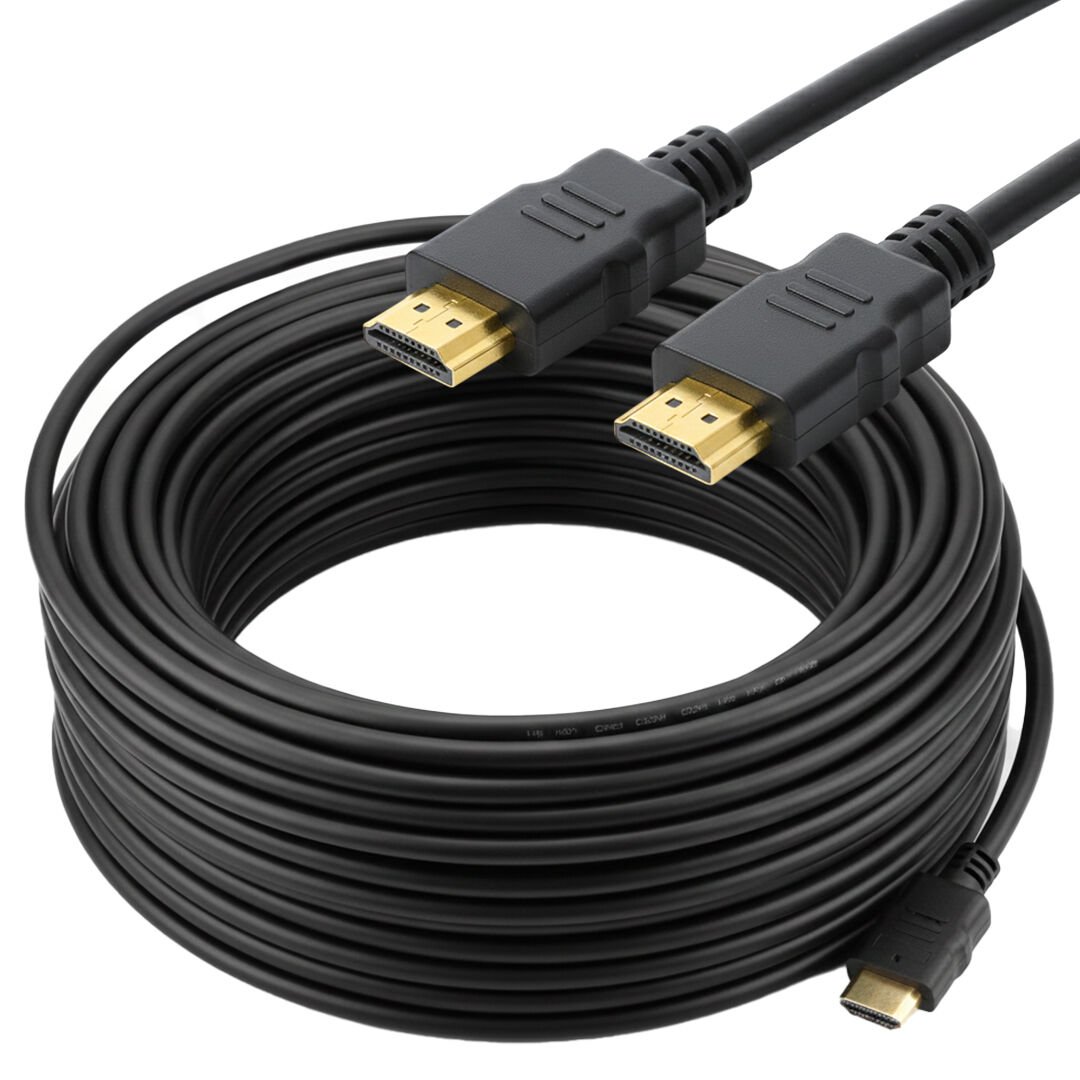 Powermaster Plastik Düz 25 Metre HDMI Kablo