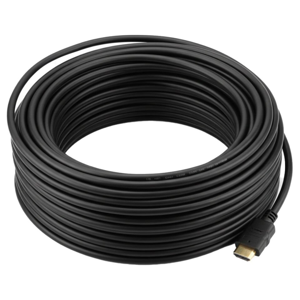 Powermaster Plastik Düz 25 Metre HDMI Kablo