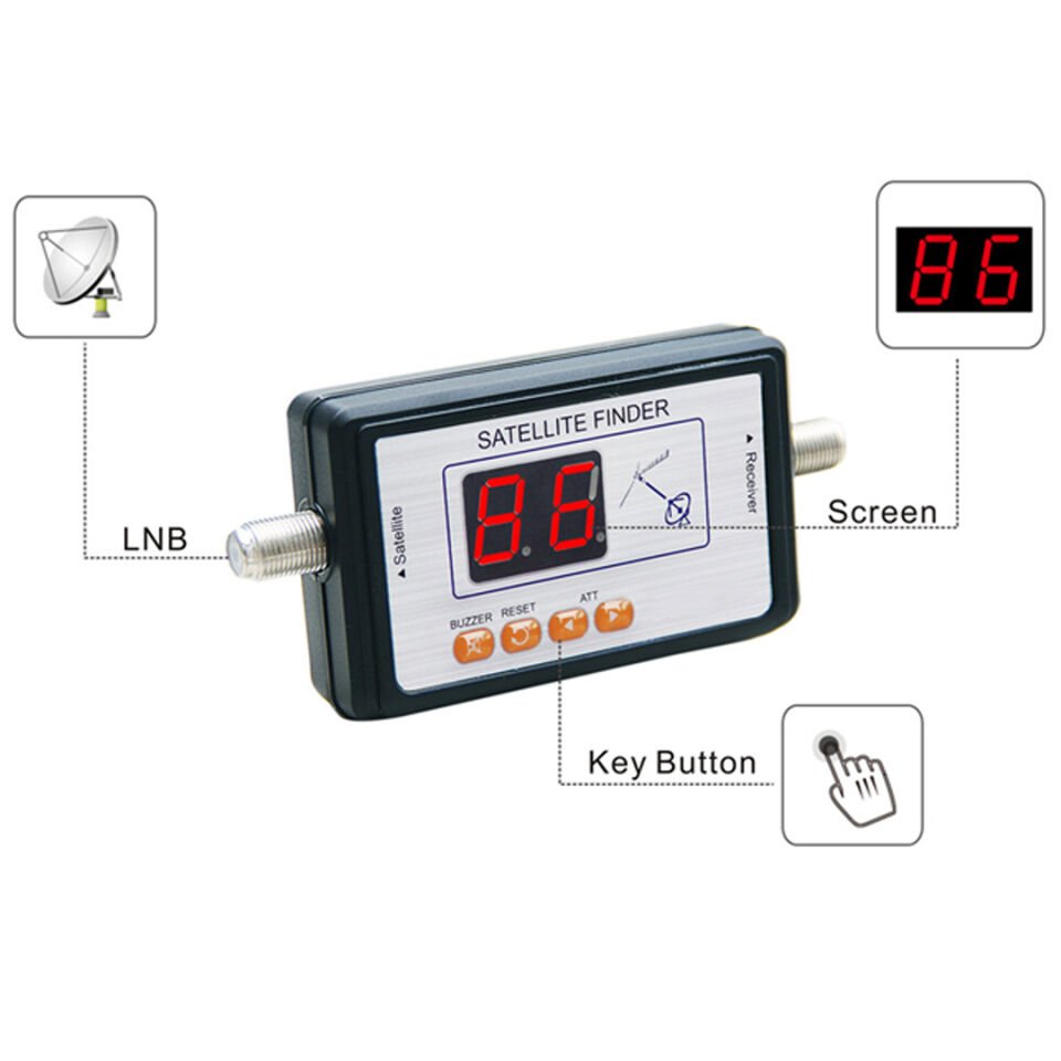 Satlink WS-6903 Display Ekran Dijital Uydu Ayar Cihazı