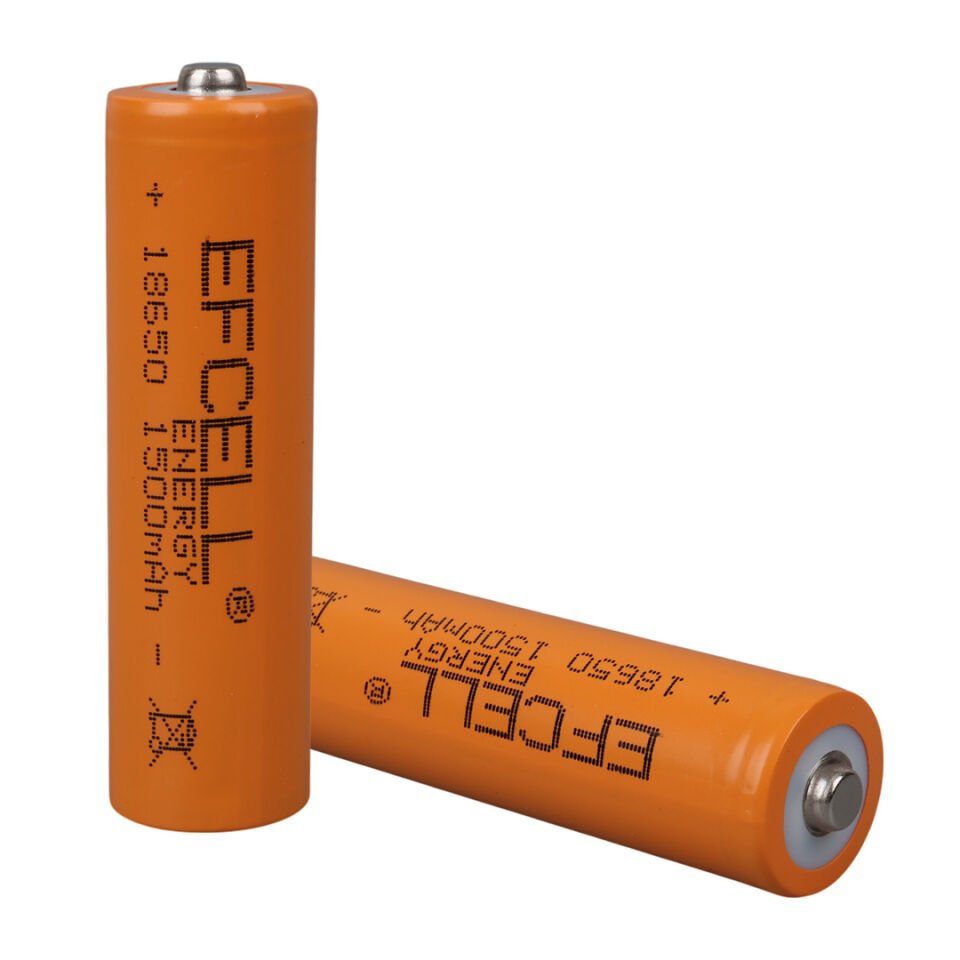 Efcell 3.7 Volt 1200 Mah Şarj Edilebilir 18650 Başlıklı Pil