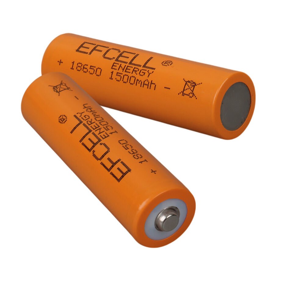 Efcell 3.7 Volt 1200 Mah Şarj Edilebilir 18650 Başlıklı Pil