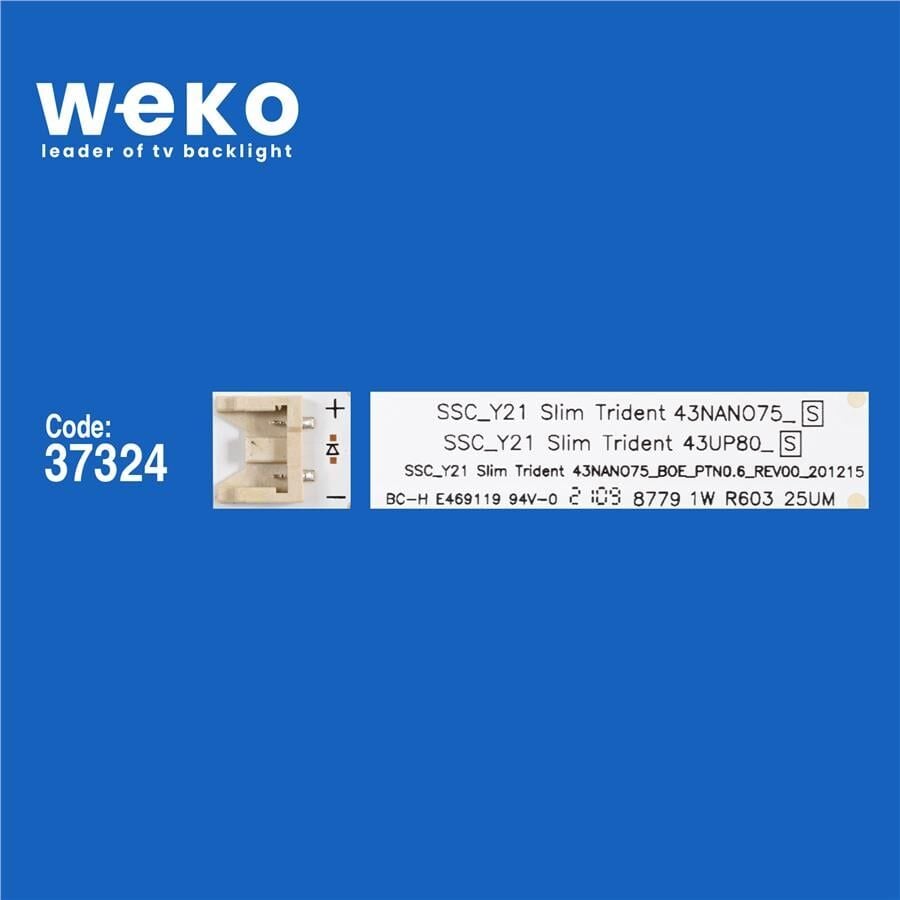 Wkset-6655 37324X3 Ssc_Y21 Slim Trıdent 43Nano75_S 3 Adet Led Bar