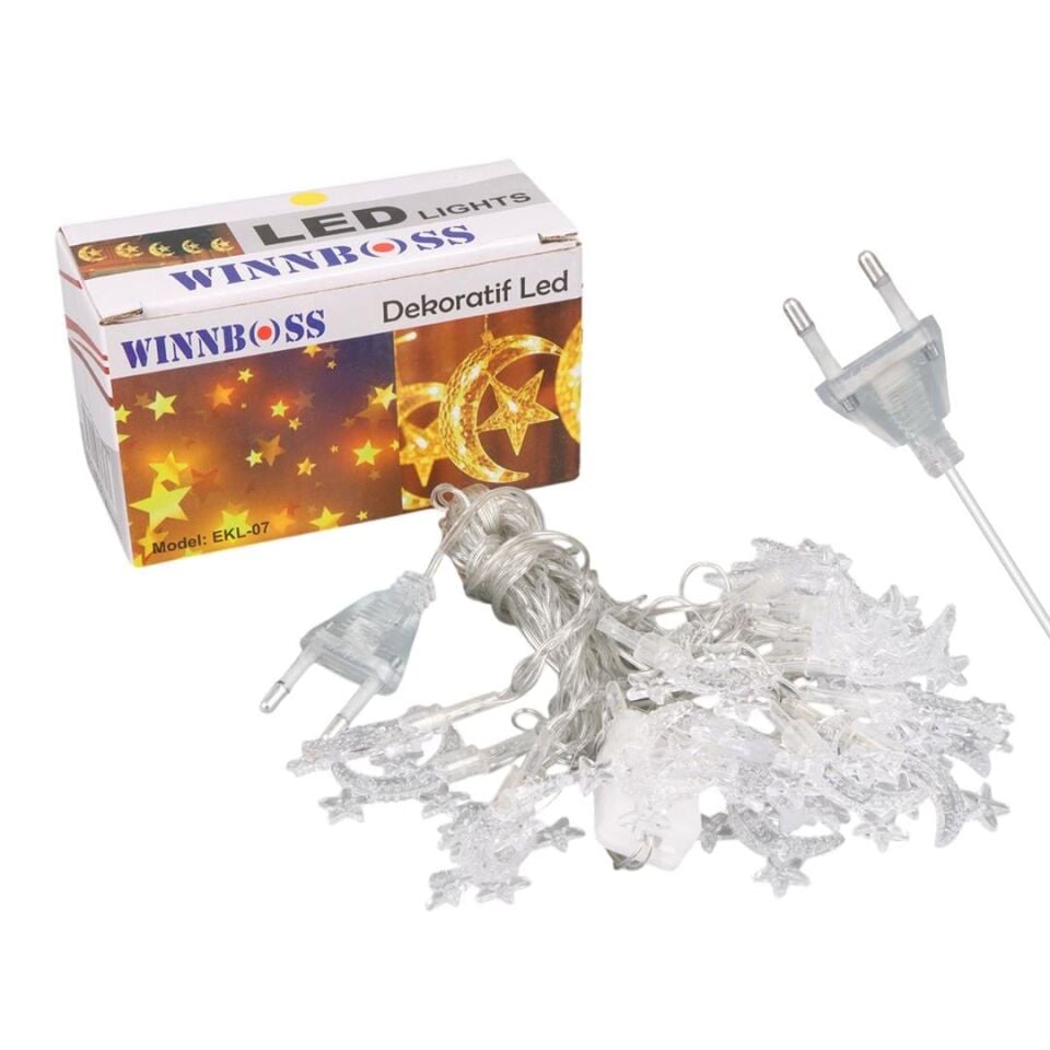 Winnboss WN-1181 5 Metre 20 Ledli Ay Yıldızlı Günışığı Sabit Led