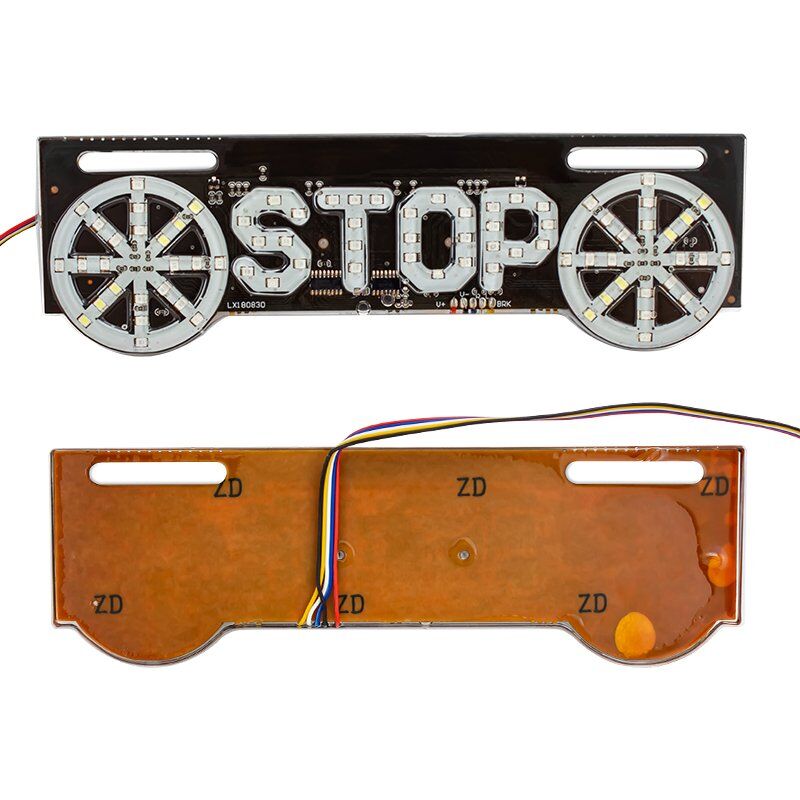 Elektrikli İşaret Cihazı Stop Yazılı (220x70 Mm)