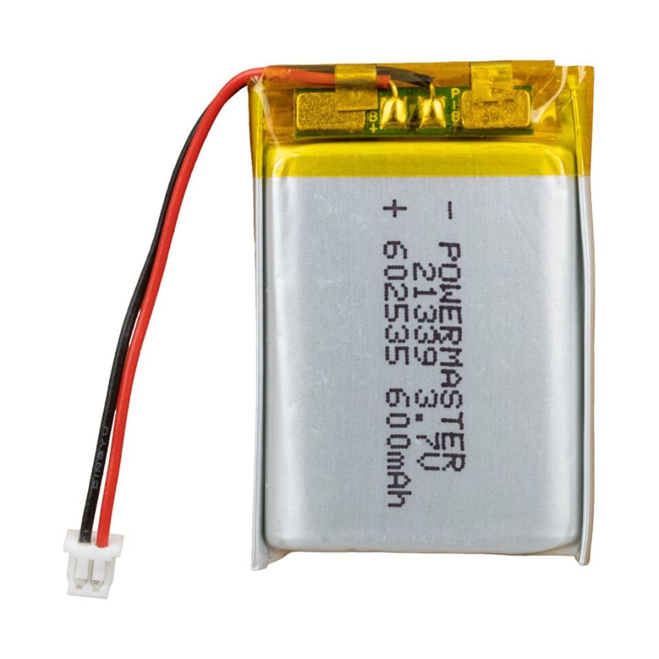 PowerMaster 602535 3.7 Volt 600 Mah Lityum Polimer Pil