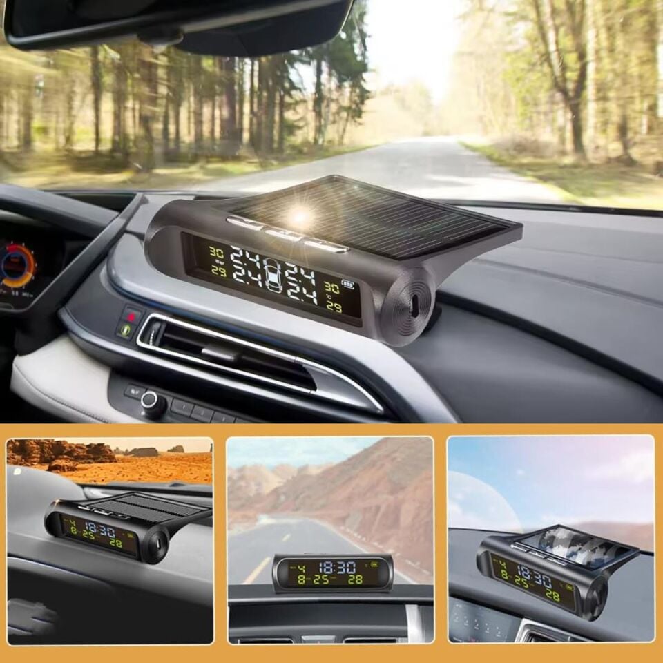 Powermaster PM-26964 Solar DC 5V Araç Lastik Basınç Ölçme