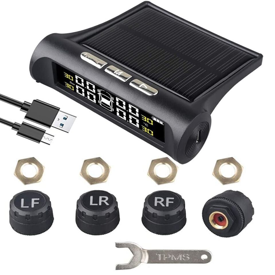 Powermaster PM-26964 Solar DC 5V Araç Lastik Basınç Ölçme
