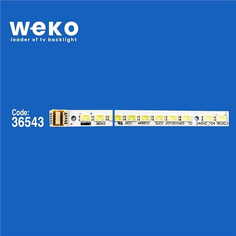 Wkset-6192 36543X2 Sled 2010Svs65 1D 240Hz-104 Rev.3 1 2 Adet Led Bar (104Led)