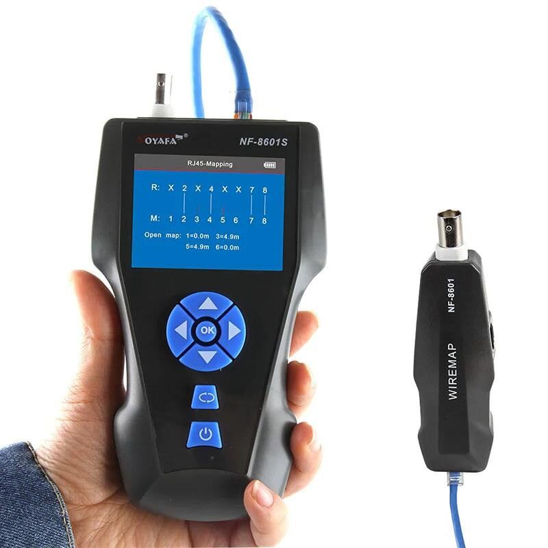 Noyafa NF-8601S TDR Kablo Test Ve Uzunluk Ölçüm Cihazı