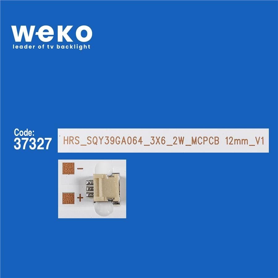 Wkset-6658 37327X3 Hrs_Sqy39ga064_3X6_2W_Mcpcb 12Mm_V1 3 Adet Led Bar