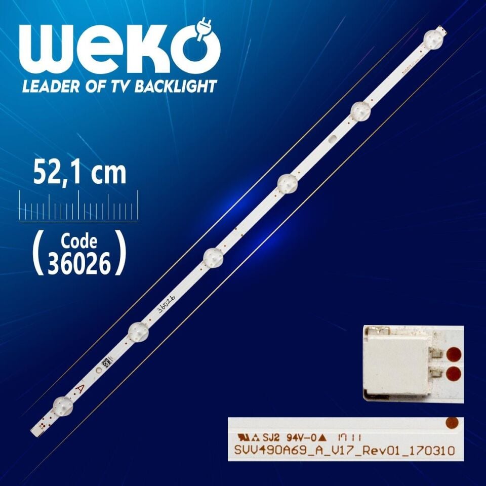 SVV490A69_A_V17_REV01_170310 - 6 LENSLİ 52.1 CM - Tv Led Bar