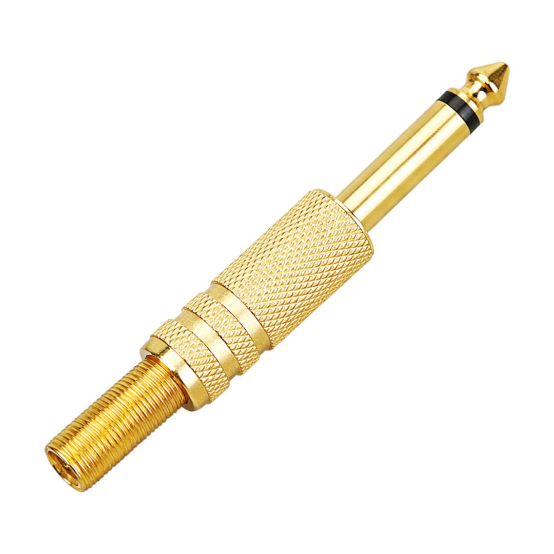 Powermaster 3.5 Mm Mono Gold Metal Jack Fiş