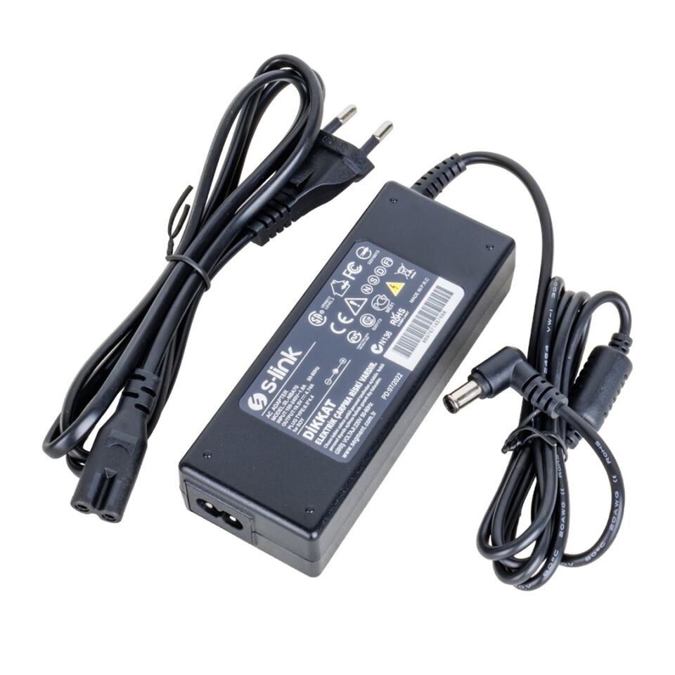 S-Link SL-NBA70 90Watt 19.5Volt 4.74Amper 6.5x4.4 Uçlu Sony Notebook Adaptör