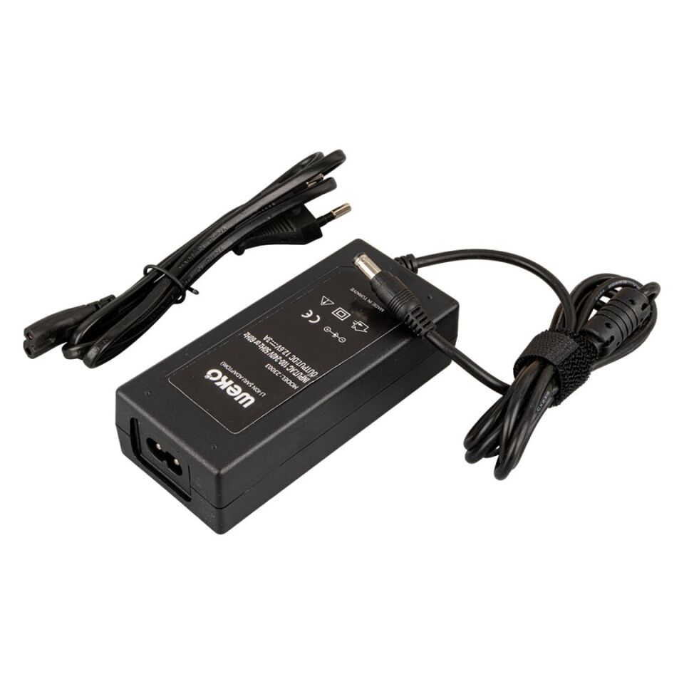 Weko 12.6 Volt - 3 Amper 5.5x2.5 Uçlu Yerli Üretim Li-ion Batarya Şarj Adaptörü