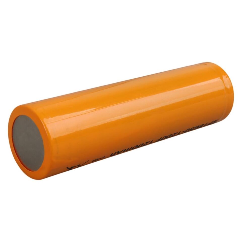 Supex 1865-1200F 3.7 Volt Li-İon 1200 Mah Düz Kafa (Başlıksız) Şarjlı Pil