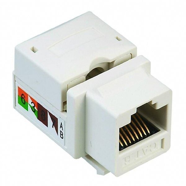 Powermaster RJ45 Şase Utp Cat6 8P8C 90° Keystone Jack
