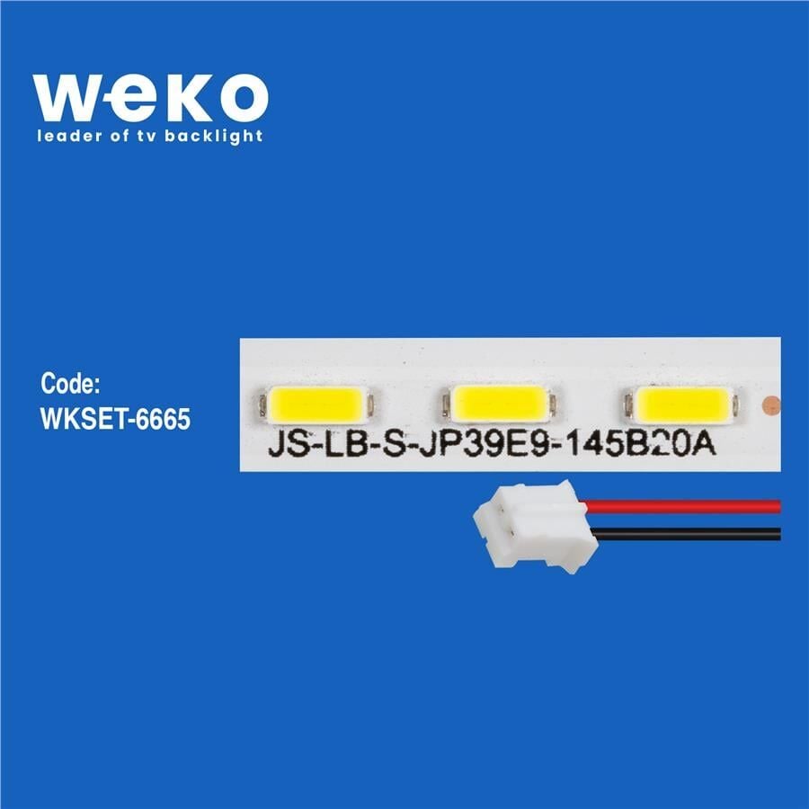 Wkset-6665 Js-Lb-S-Jp39e9-145B20A 78 Ledli 49,5 Cm 3V 1 Adet Led Bar (78Led)