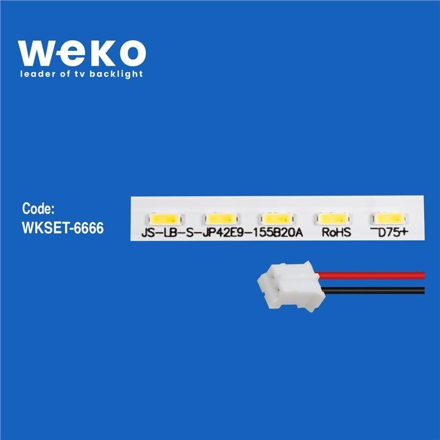 Wkset-6666 Js-Lb-S-Jp42e9-155B20A 75 Ledli 54 Cm 3V 1 Adet Led Bar (54Led)