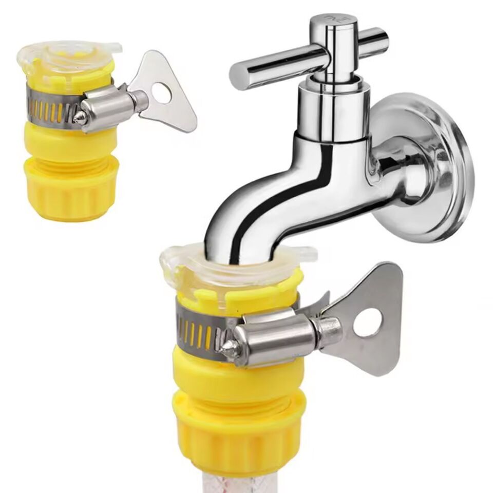 Sunup SN-25977 Sarı Kelepçeli Musluk Adaptörü