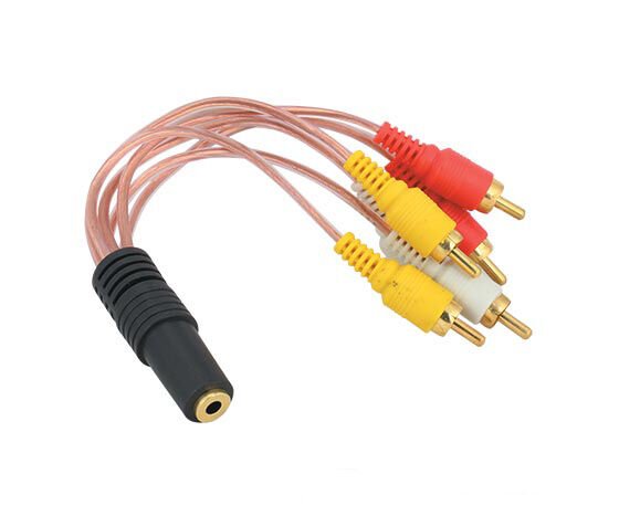 Powermaster 3.5 Mm Stereo Dişi 6 Tos Erkek 5+1 Kablo