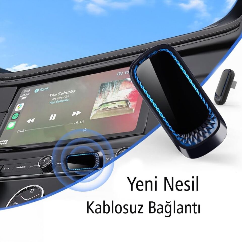 PowerMaster PM-24508 Kablosuz iPhone Carplay Ekran Yansıtma