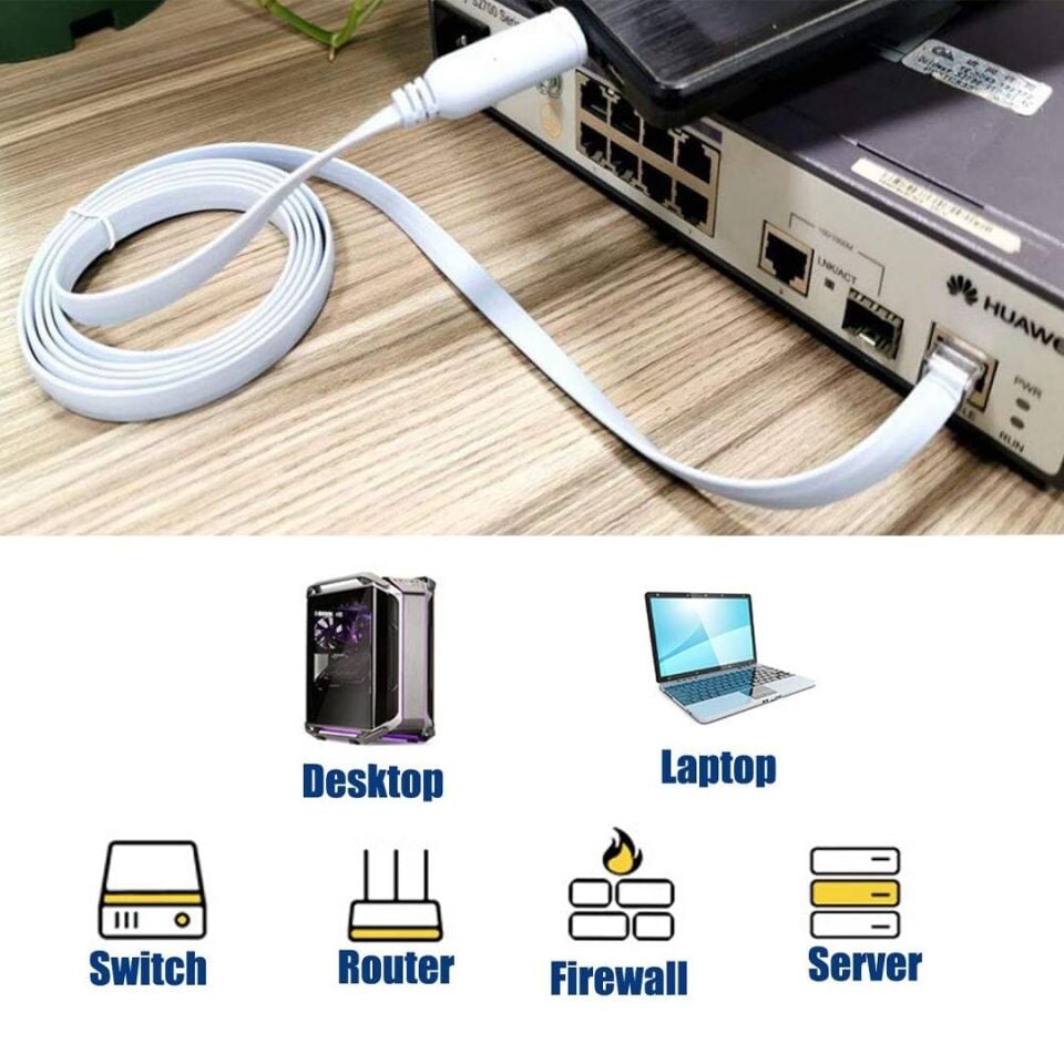 Powermaster PM-25874 USB FT232RL Chip To RJ45 Ethernet Kablo