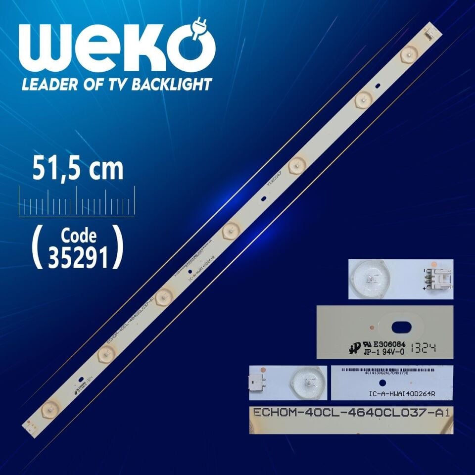 IC-A-HWAI40D264R - ECHOM-40CL-464OCLO37-A1 - 51.5 Cm - (WK-478) Tv Led Bar