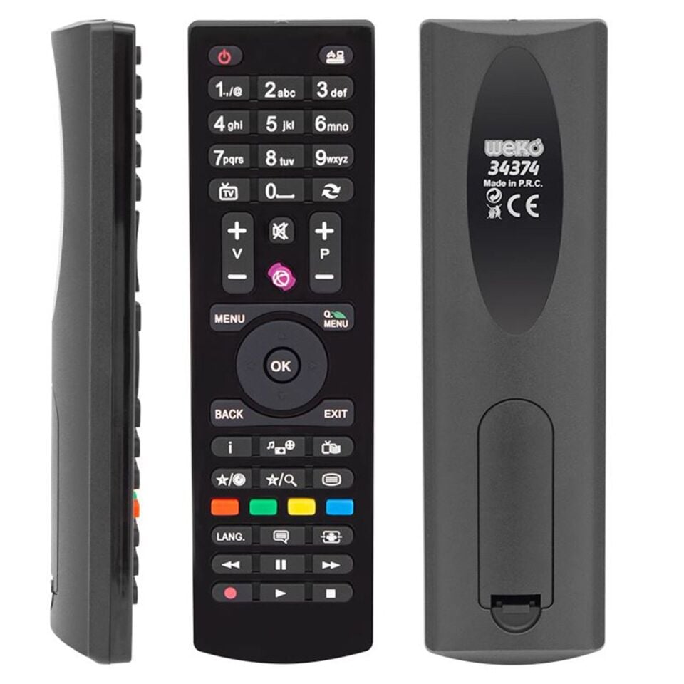 Vestel SEG Regal Yuvarlak Göbek Mini LCD LED TV Kumanda