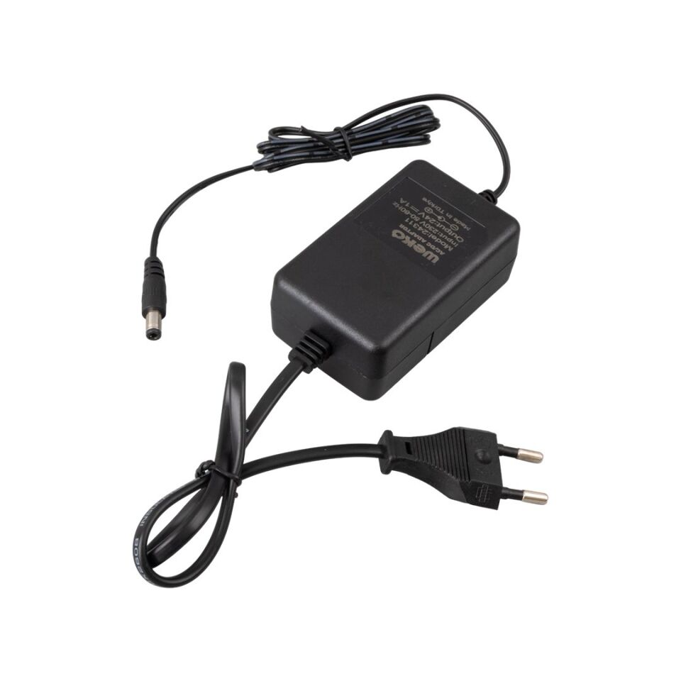 Weko 24 Volt - 1 Amper 5.5*2.5 Uçlu Yerli Üretim Masa Tipi Adaptör