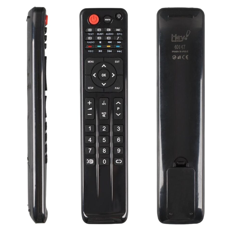 Sunny Axen RC0256 01 Yazisiz 3D Uyumlu LCD LED TV Kumanda