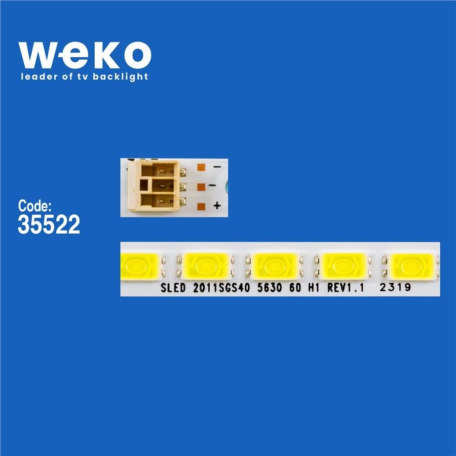 Wkset-6234 35522X2 40Inch-L1S-60 - G1ge-400Sm0-R6 2 Adet Led Bar (60Led)
