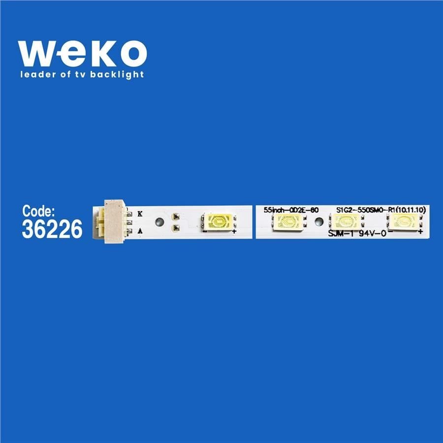 Wkset-6238 36226X4 Sts550a26_60Led_Rev.3_5630Pkg_100830 4 Adet Led Bar (60Led)
