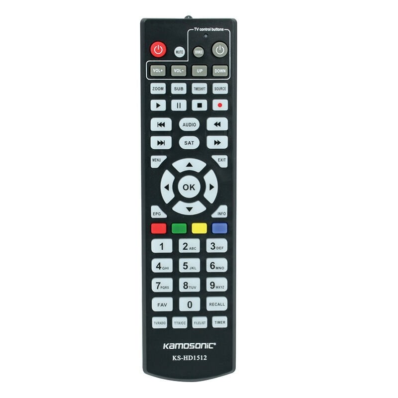 Kamosonic KS-HD1512 Full HD Uydu Alıcı Kumandası