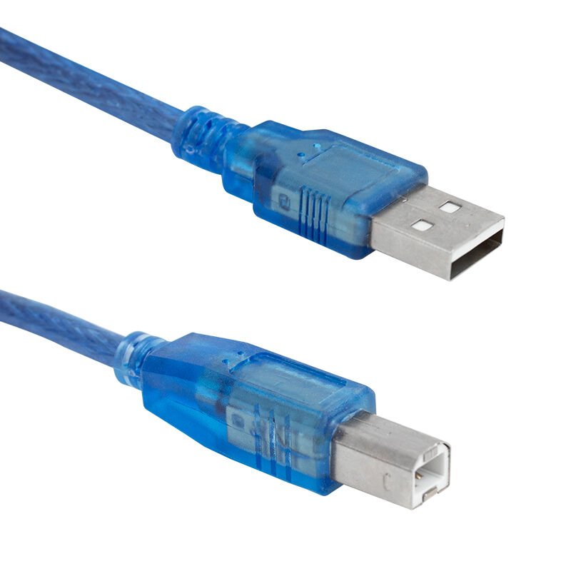 Powermaster 1.5 Metre Şeffaf USB Yazıcı Kablosu