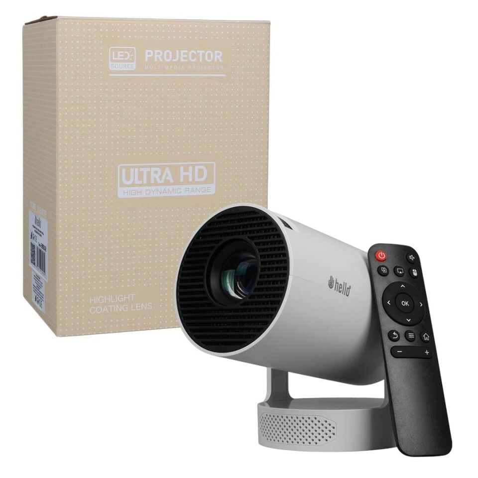 Hello HY300PRO Android 11 Akıllı LED Ayarlanabilir Projeksiyon