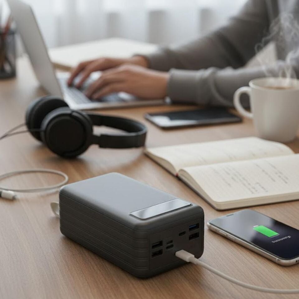 Powerway TX80 80.000Mah Kablolu Dijital Göstergeli Powerbank