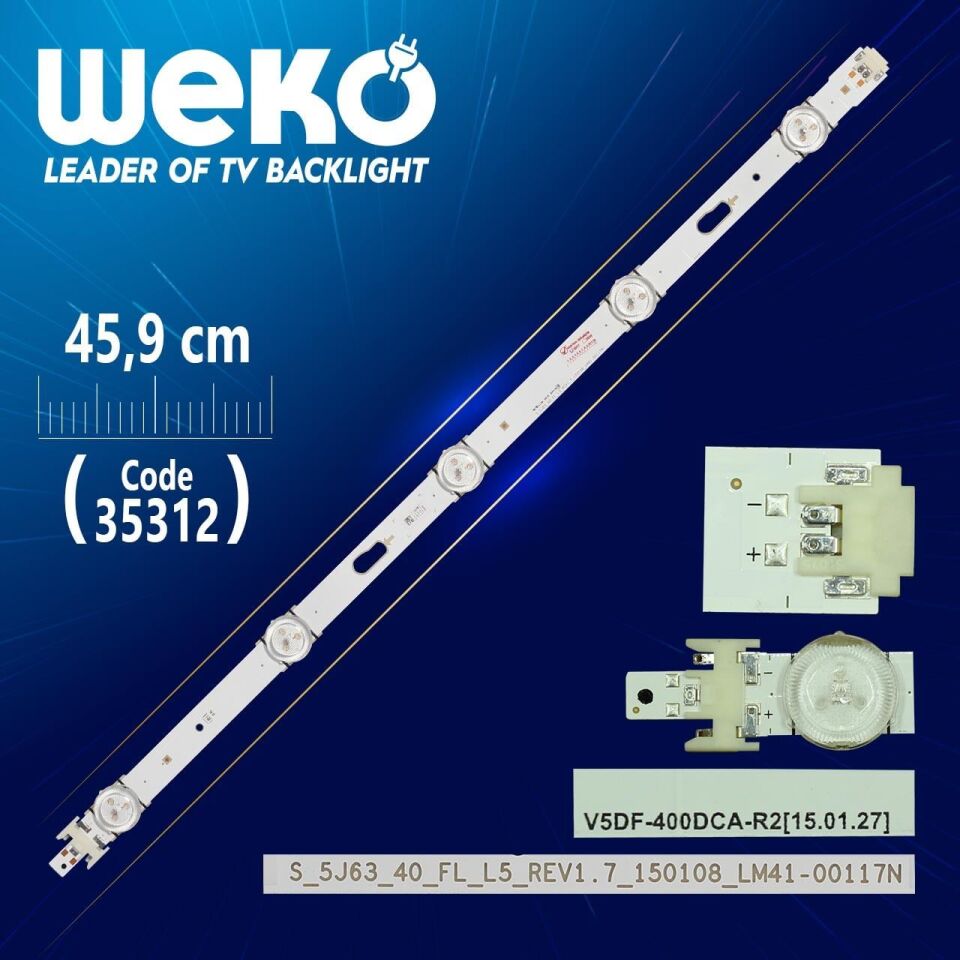 S_5J63_40_FL_L5_REV1.7_150108_LM41_00117N - 45.9 Cm 5 Ledli - (WK-932) Tv Led Bar