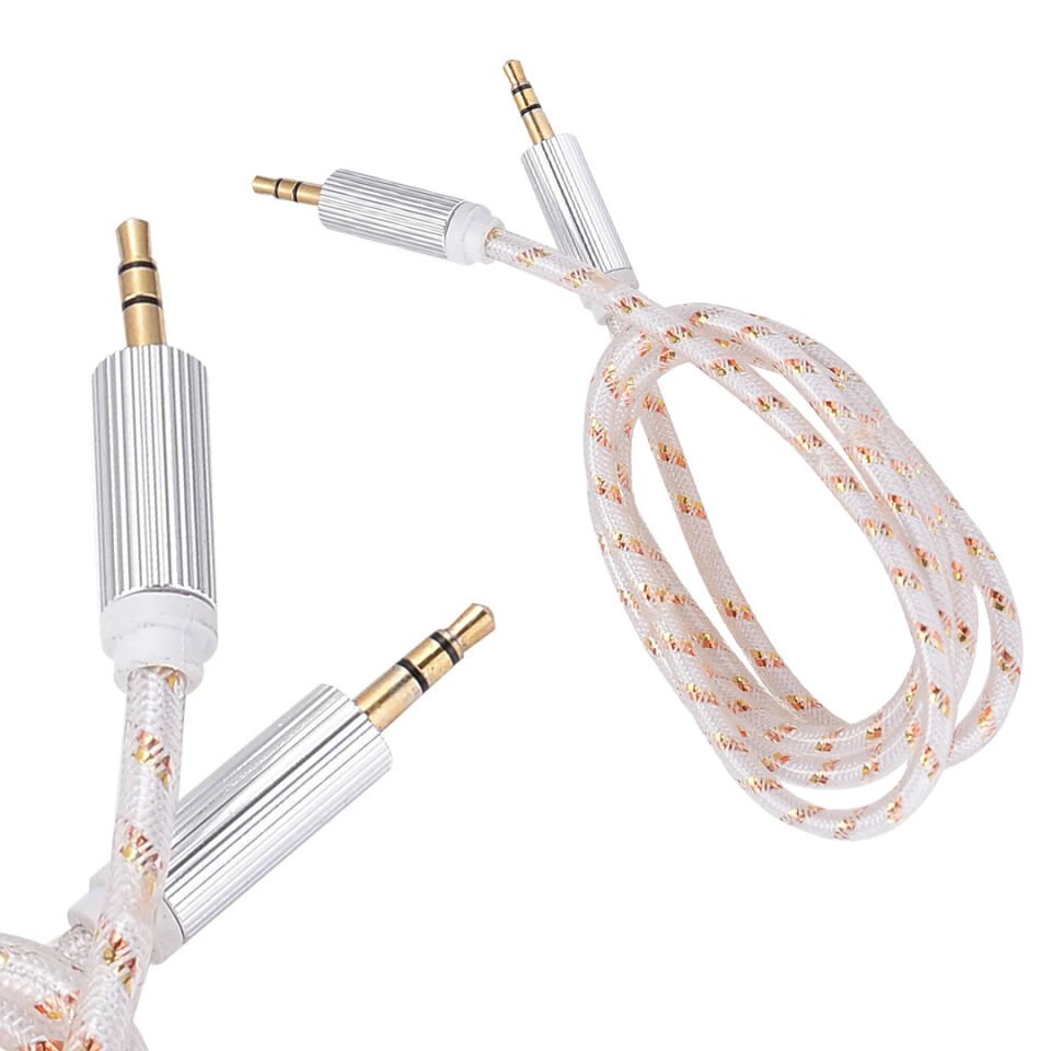 Powermaster 3.5 Mm Erkek-Erkek Stereo Aux Örgülü Kablo