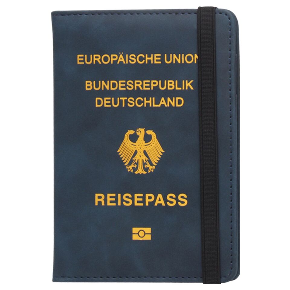 Sunup SN-26343 Almanya Kapaklı Suni Deri Pasaport Kılıfı