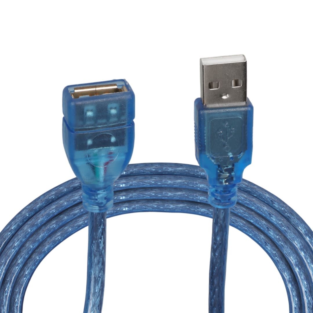 Powermaster 5 Metre Şeffaf USB Uzatma Kablosu