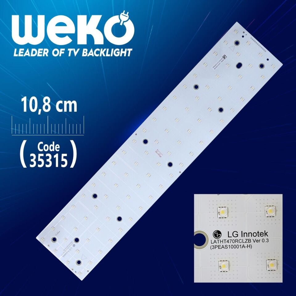 Lg Innotek Latht470rclzb Ver 0.3 - 3Peas10001a-H - 50.8 Cm X 10.8 Cm 80 Ledli - (Wk-933)